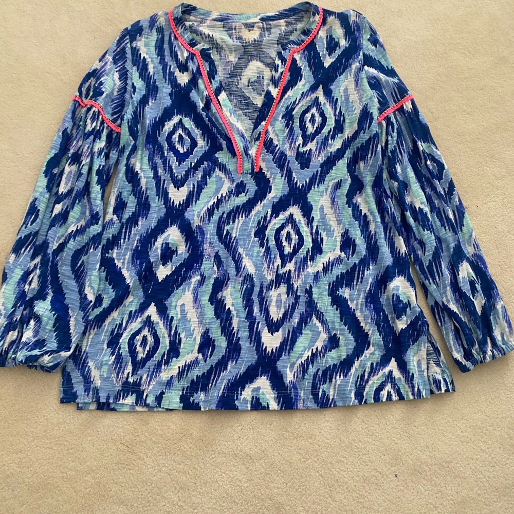 Lilly Pulitzer tunic cotton size small